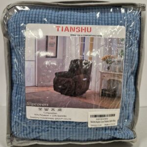 Tianshu Recliner Cover/Slipcover-Denim Blue