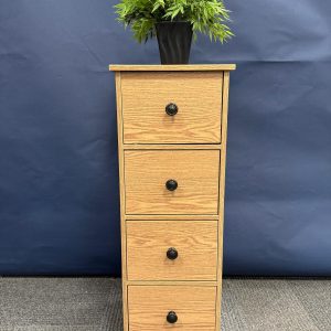 Narrow 4 Drawer Set of Drawers