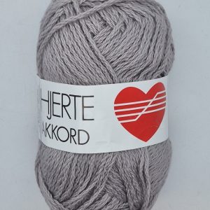 Hjertegarn Akkord Cotton Colour:217 Grey 50g