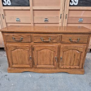 Mid 20th Century Solid Oak Sideboard