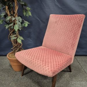 Mid Century Parker Knoll Adante Chair Pink Fabric