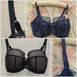 Ex High Street Luxury Balconette Bra- Alarna- Available in Padded or Unpadded