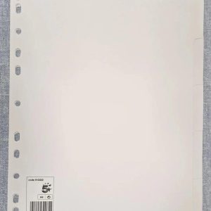 10 X Sets Of 5 Star Dividers 5 Per Set White