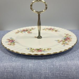 Royal Albert Moss Rose Serving Plate with Handle