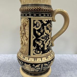 Vintage Simon Peter Gertz Ceramic German Glazed Beer Stein/Jug
