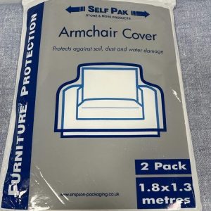 Furniture Protection Armchair Cover 2 Pack 1.8 x 1.3m
