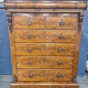 Antique Mahogany Scottish Chest Of Drawers
