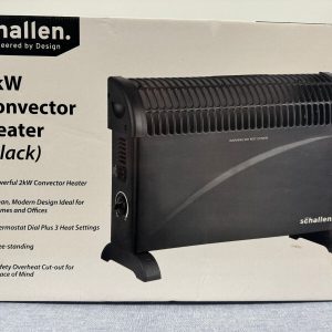Schallen 2kW Convector Heater- Black