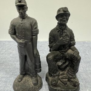 Kingmaker by Charrington Coalminer & Resting Coalminer Figurines