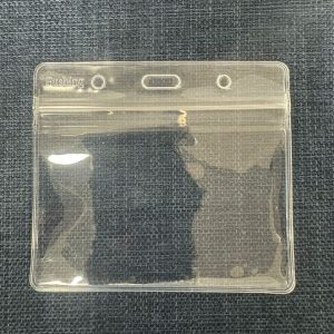 100 x 85mm Clear Horizontal Badge Holders