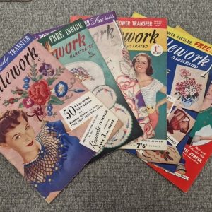 Set Of 6 Vintage Needlework Illustrated Magazines 203/204/206/207/208/209