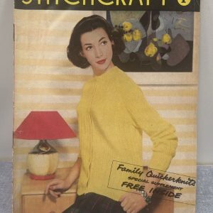 Vintage Stitchcraft Knitting Magazine 1957