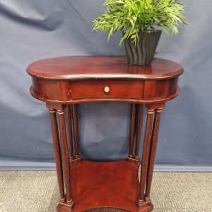 Vintage Mahogany Sorrento Style Kidney Console/Lamp Table