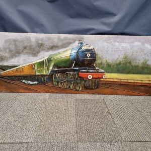 Large Flying Scotsman 3D Effect Railway Tin Sign