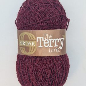 Sirdar The Terry Look Maroon (356) 50g Yarn