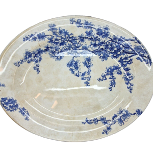 Peach Blow George Jones Oval Platter