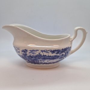 Vintage Broadhurst Ironstone The English Scene Gravy Boat