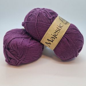 Sirdar Majestic Luxury Pure New Wool Shade:135 Mulberry 50g
