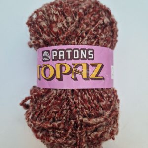 Patons Topaz Wool/Acrylic/Nylon 50g Brick Red (2961)