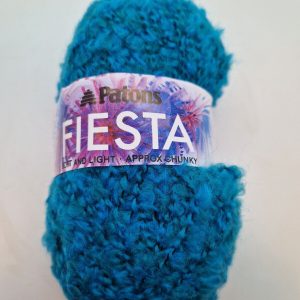 Patons Fiesta Acrylic/Nylon Boucle Yarn Teal (2561) 50g