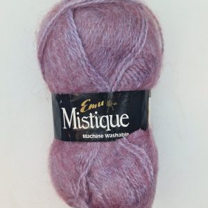 Emu Mystique Acrylic And Mohair Yarn Colour 554 (Mauve) 40g