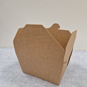 Corrugated Takeaway Leakproof Food Containers 643ml/22.5oz