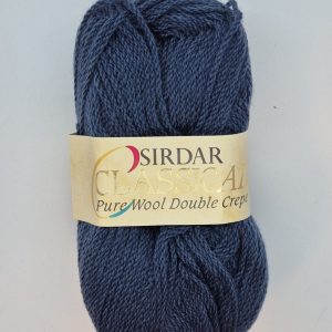 Sirdar Classical Pure Wool Double Crepe Shade:158 Navy Blue 50g