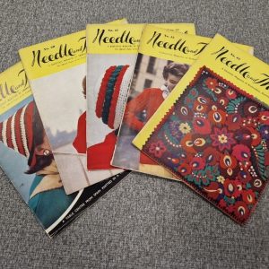 Set Of 5 Vintage Needle And Thread Magazines