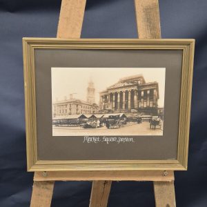 Market Square Preston Vintage Framed Print