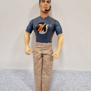 Vintage Hasbro Action Man Silver Speeder Driver Figurine