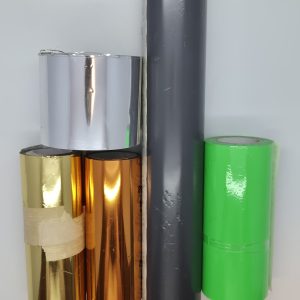 Assorted Hot Foils For Embossing Copper/Gold/Silver/Dark Grey/Lime Green