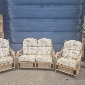 Wicker 3 Piece Suite