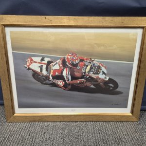 Framed Carl Fogarty Print 'King Carl'