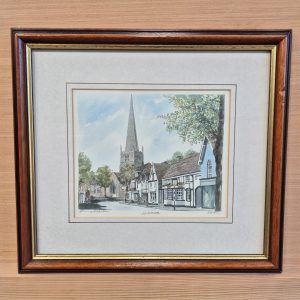 Solihull By Philip Martin Framed Watercolour