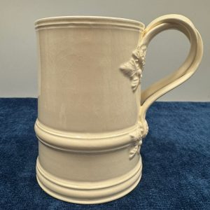 Vintage Leeds Classical Creamware Tankard
