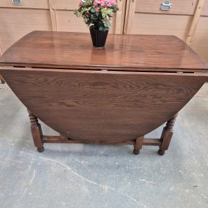 Drop Leaf Bobbin Turned Gateleg Dining Table
