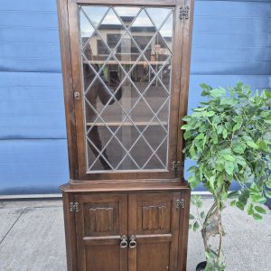 Vintage Jaycee Oak Corner Unit
