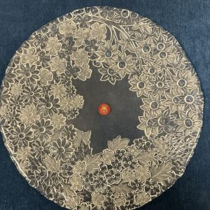 Waltherglas Floral Serving Platter