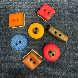 Vintage Liquorish Allsorts Buttons