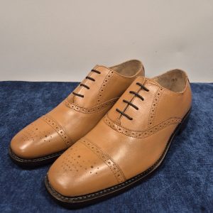 Samuel Windsor Men's Sandhurst Brown Leather Brogues BV135 UK 8.5