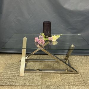 Modern Glass Top Coffee Table