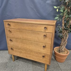 Avalon Mid Century Retro Oak Chest Of Drawers, Danish Gplan Style