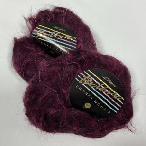 2x Hayfield Bolero Chunky Mohair Wool Shade: 037101 Wine 50g