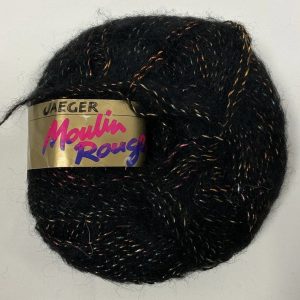 2x Jaeger Moulin Rouge Wool Shade: 266 Black 50g