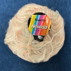 Musette Nevada Mohair Shade: 8570 Cream Mix 50g