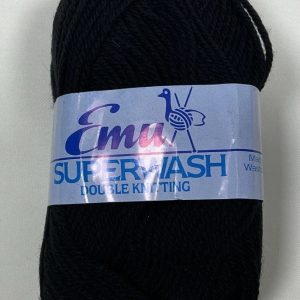 Emu Superwash DK Wool Shade: 702 Black 50g