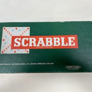 Vintage 1954 Scrabble board game by Spear's