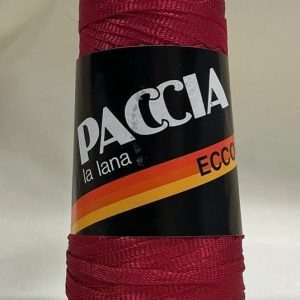 Paccia La Lana Ecco 100% Viscose Shade: 04 Carmine 50g