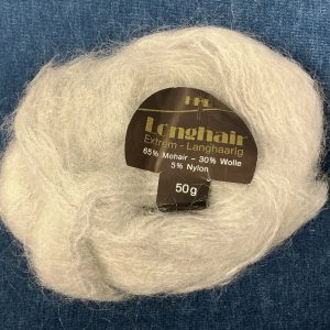 HHB Longhair Extreme Mohair Shade: 1318 Silver Grey 50g