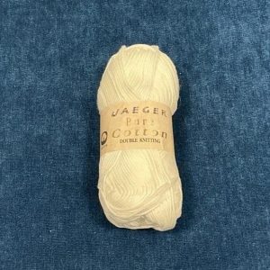 Jaeger Pure Cotton Yarn DK Shade: 600 White 50g